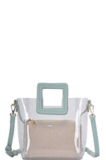 Load image into Gallery viewer, 2-in-1 Transparent Satchel with Long Strap
