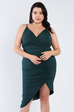 Load image into Gallery viewer, Plus Size Asymmetrical Scrunch Dress
