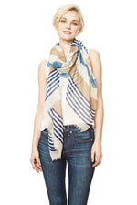 Load image into Gallery viewer, Stripe Pattern Long Scarf
