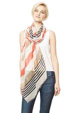 Load image into Gallery viewer, Stripe Pattern Long Scarf
