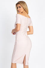 Load image into Gallery viewer, Off The Shoulder Bandage Dress
