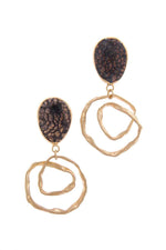 Load image into Gallery viewer, Teardrop Shape Circle Drop Earring
