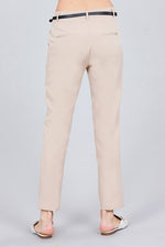 Load image into Gallery viewer, Classic Woven Pants W/belt
