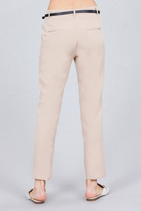 Classic Woven Pants W/belt