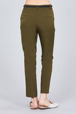 Load image into Gallery viewer, Classic Woven Pants W/belt
