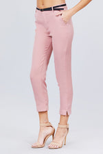 Load image into Gallery viewer, Classic Woven Pants W/belt
