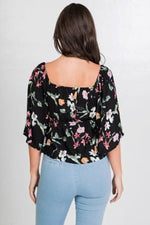 Load image into Gallery viewer, Floral Print Crop Top
