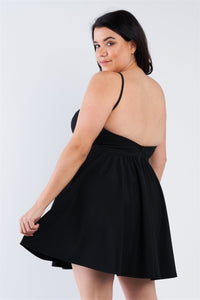 Plus Size Fit & Flare Mini Dress