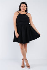 Load image into Gallery viewer, Plus Size Fit &amp; Flare Mini Dress
