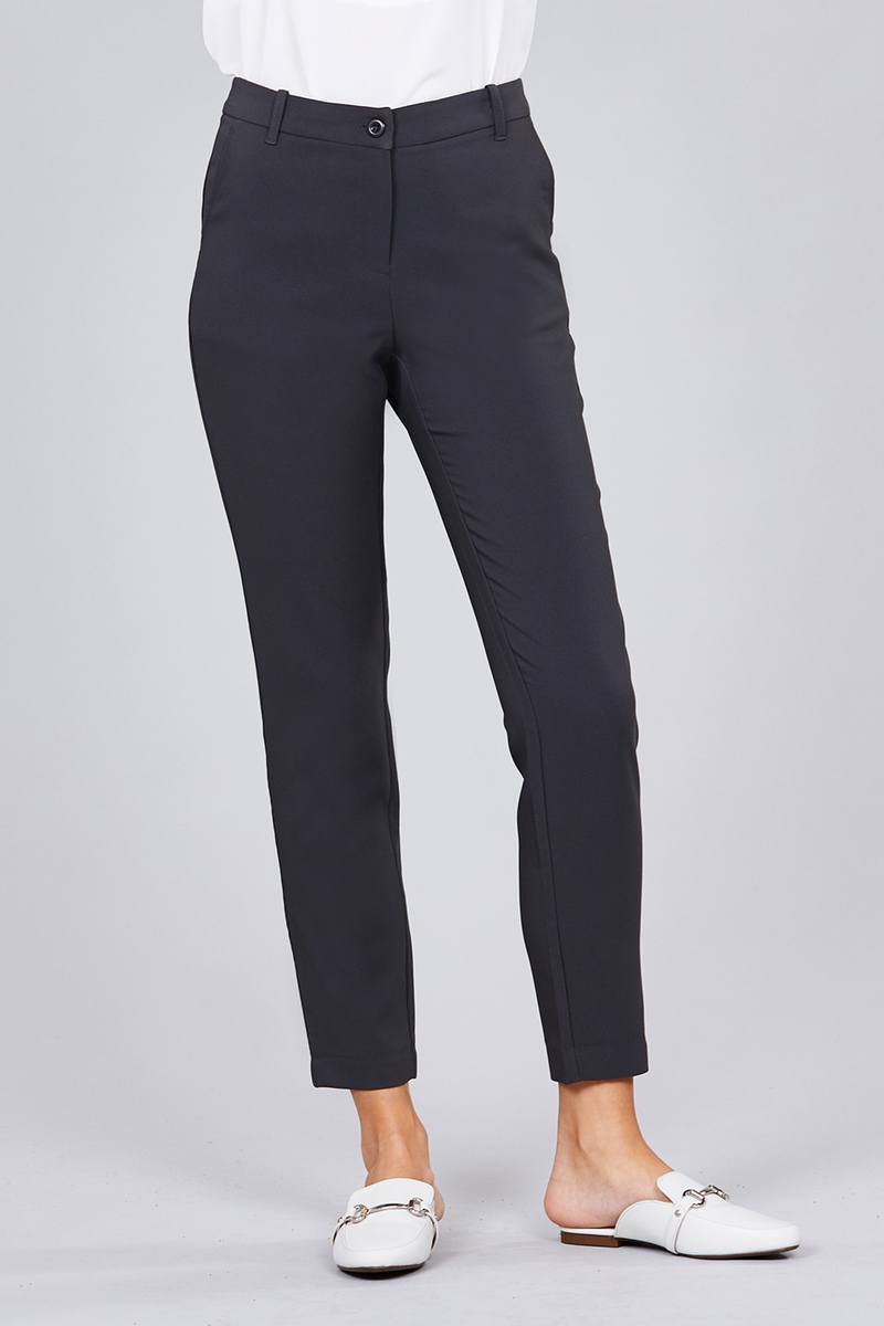 Seam Side Pocket Classic Long Pants