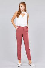 Load image into Gallery viewer, Seam Side Pocket Classic Long Pants
