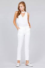 Load image into Gallery viewer, Seam Side Pocket Classic Long Pants
