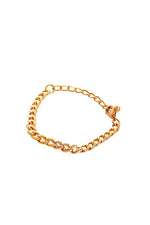 Load image into Gallery viewer, Stylish Rhinestone Accent Thick Chain Bracelet
