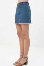 Load image into Gallery viewer, Unique Design Denim Skirt
