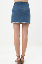 Load image into Gallery viewer, Unique Design Denim Skirt
