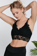 Load image into Gallery viewer, Lovely Floral Crochet Top
