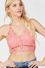 Load image into Gallery viewer, Lovely Floral Crochet Top
