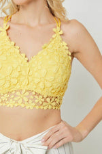 Load image into Gallery viewer, Lovely Floral Crochet Top
