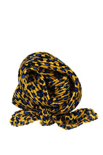 Load image into Gallery viewer, Designer Pleated Leopard Print Scarf
