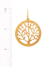 Load image into Gallery viewer, Stylish Circle Tree Drop Earring
