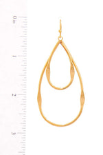 Load image into Gallery viewer, Fashion Double Tear Drop Out Line Earring
