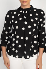 Load image into Gallery viewer, Long Sleeve Polka Dot Shirt
