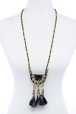 Load image into Gallery viewer, Fashion Sea Shell &amp; Beaded Long India Necklace
