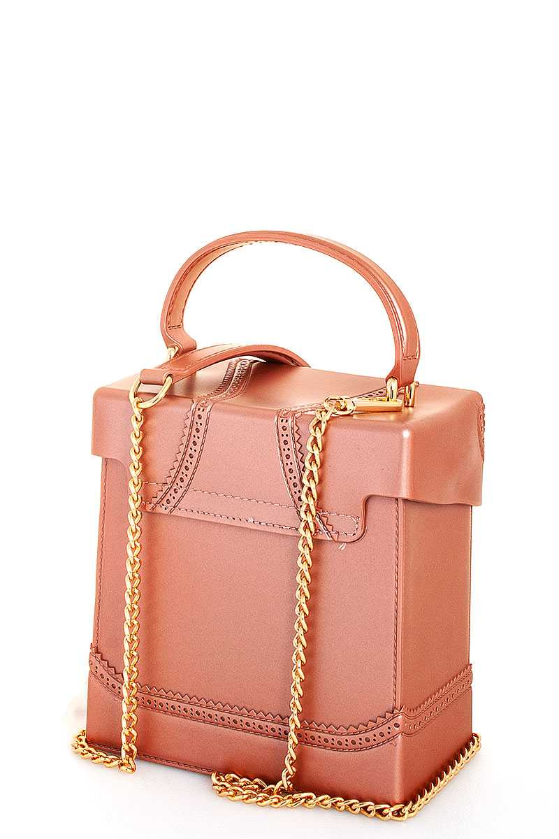 Stylish Small Square Tender Jelly Crossbody Bag