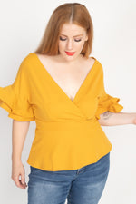 Load image into Gallery viewer, Tiered Ruffle Sleeve Top
