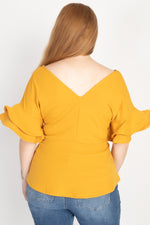 Load image into Gallery viewer, Tiered Ruffle Sleeve Top
