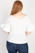 Load image into Gallery viewer, Tiered Ruffle Sleeve Top
