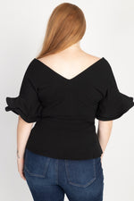 Load image into Gallery viewer, Tiered Ruffle Sleeve Top
