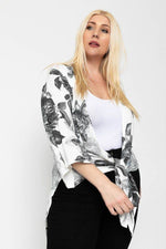 Load image into Gallery viewer, Floral Print Long Body Cardigan
