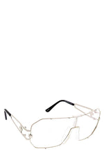 Load image into Gallery viewer, Clear Styled Metal Frame Sunglasses
