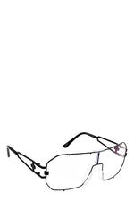 Load image into Gallery viewer, Clear Styled Metal Frame Sunglasses
