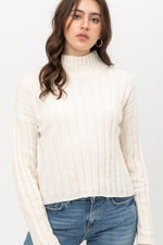 Load image into Gallery viewer, Mini Velvet Chenille Crop Sweater
