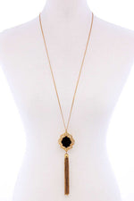 Load image into Gallery viewer, Stylish Chain Tassel Drop Long Necklace
