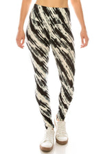 Load image into Gallery viewer, Yoga Style Banded Lined Multi Print Knit Legging
