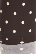 Load image into Gallery viewer, High Waisted Elastic Band Polka Dot Print Leggings
