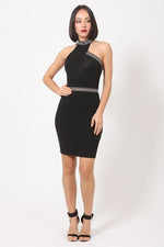 Load image into Gallery viewer, Halter Neck Body-con Dress
