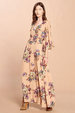 Load image into Gallery viewer, Floral Print Maxi Wrap Dress
