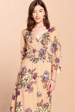 Load image into Gallery viewer, Floral Print Maxi Wrap Dress
