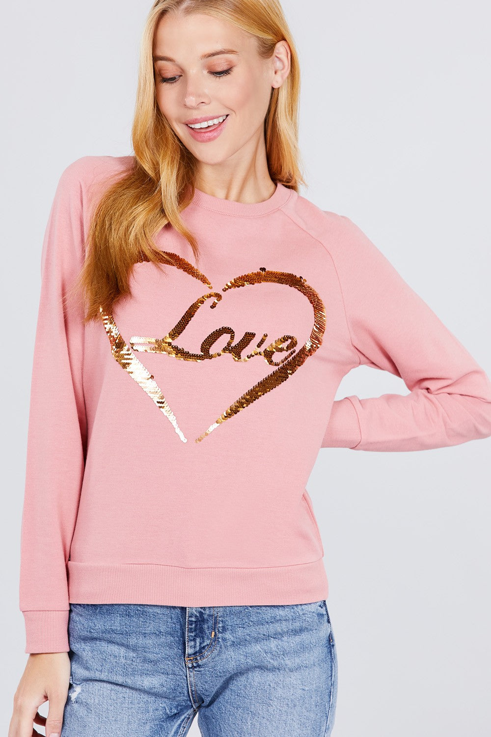 Love Sequins Pullover