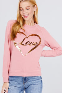 Love Sequins Pullover