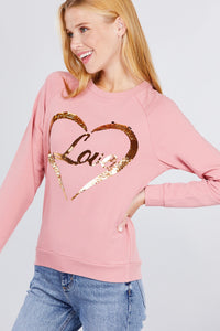 Love Sequins Pullover