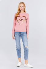 Load image into Gallery viewer, Love Sequins Pullover
