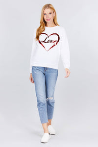 Love Sequins Pullover