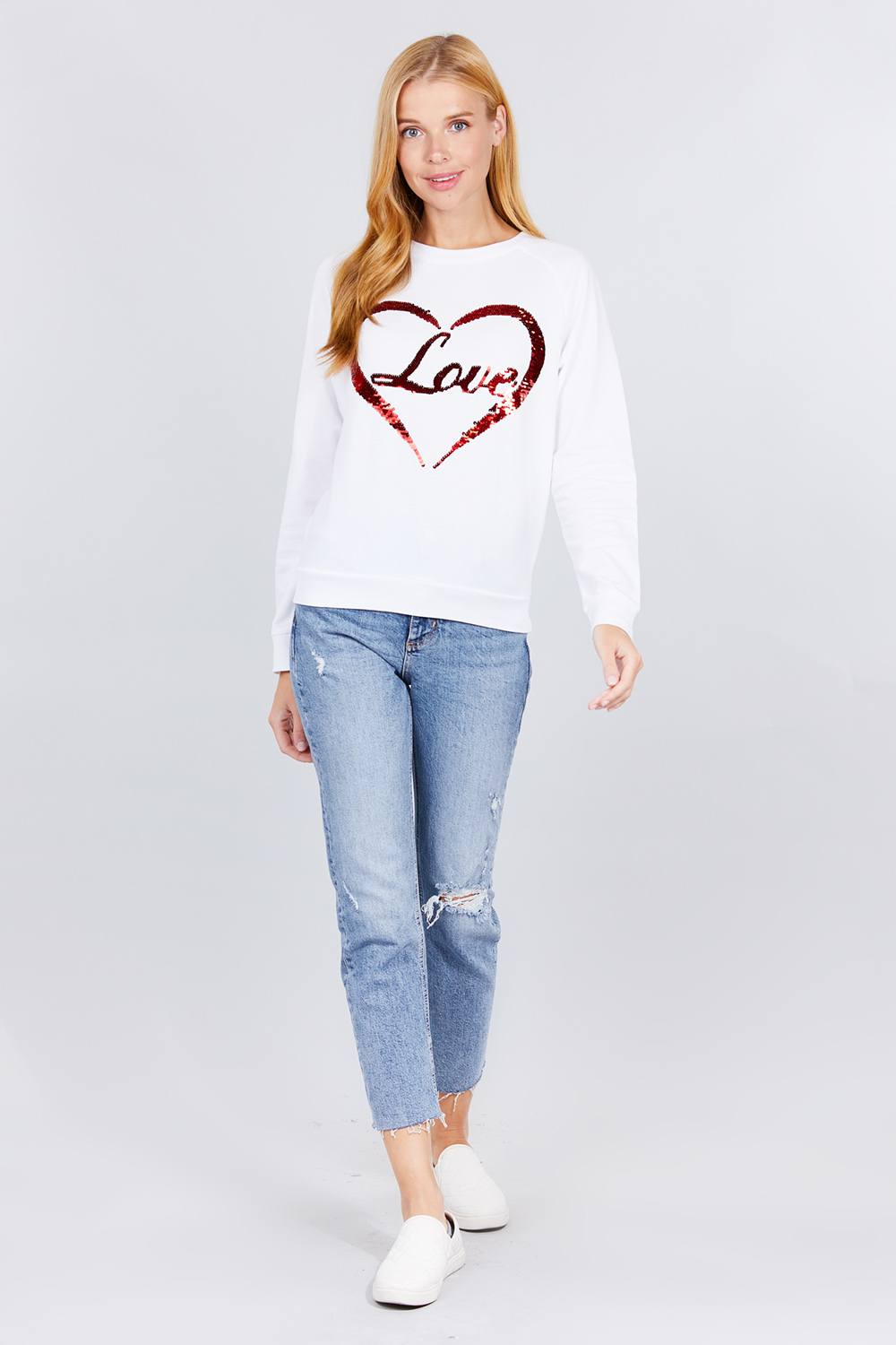 Love Sequins Pullover