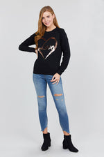 Load image into Gallery viewer, Love Sequins Pullover
