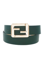 Load image into Gallery viewer, Fashion Square Letter Buckle Belt
